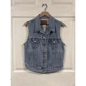 Levi's Denim Trucker Vest Women's Medium
